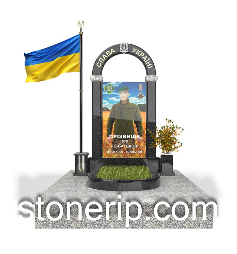 Пам’ятник військовому ЗСУ. Модель – ЗСУ002.