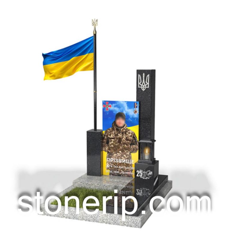 Пам’ятник військовому ЗСУ. Модель – ЗСУ003.