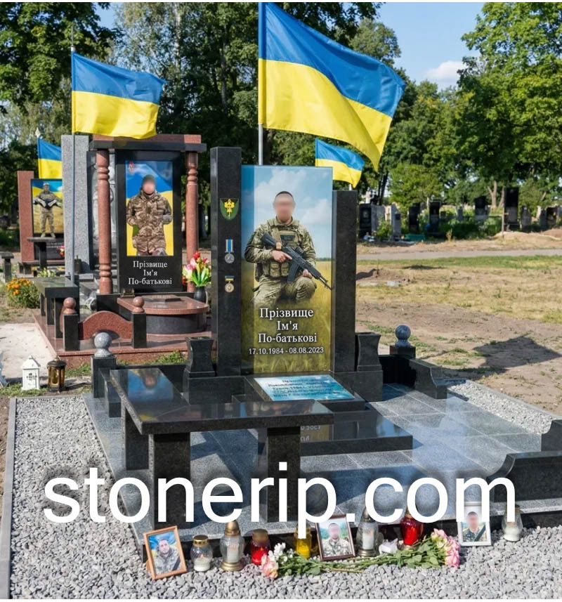 Пам’ятник військовому ЗСУ. Модель – ЗСУ003.
