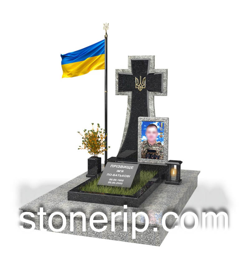Пам’ятник військовому ЗСУ. Модель – ЗСУ008.