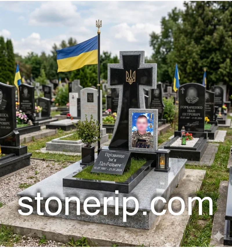 Пам’ятник військовому ЗСУ. Модель – ЗСУ008.