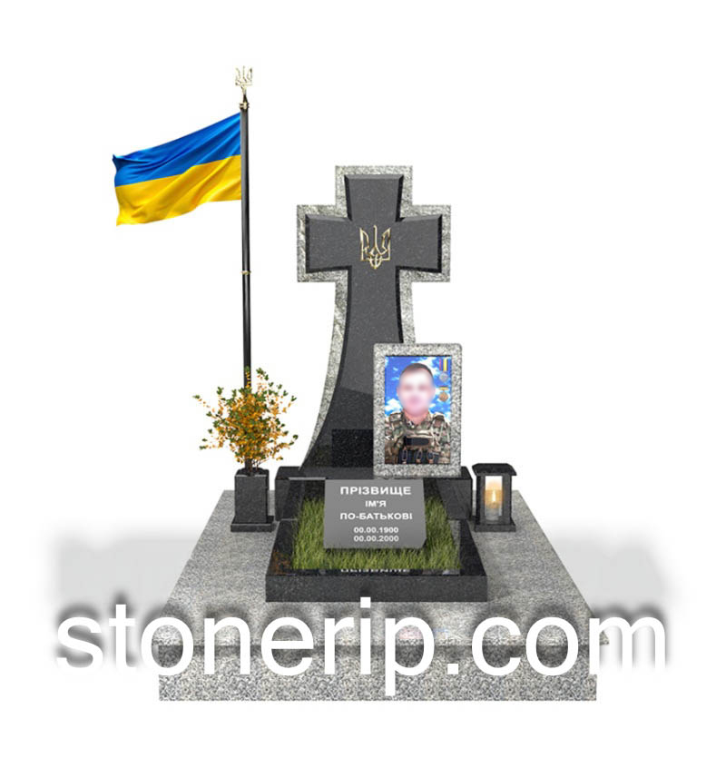Пам’ятник військовому ЗСУ. Модель – ЗСУ008.
