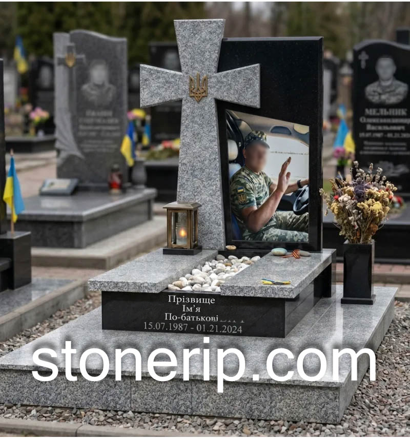 Пам’ятник військовому ЗСУ. Модель – ЗСУ013.