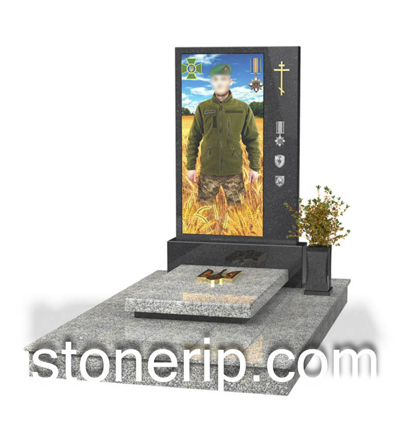 Пам’ятник військовому ЗСУ. Модель – ЗСУ015.