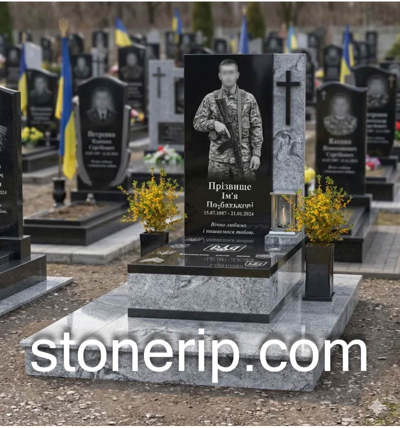 Пам’ятник військовому ЗСУ. Модель – ЗСУ019.